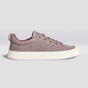 IBI Cariuma Low Top Bamboo Weave Knit Vegan Stone Blush Homme | FRA-7885558